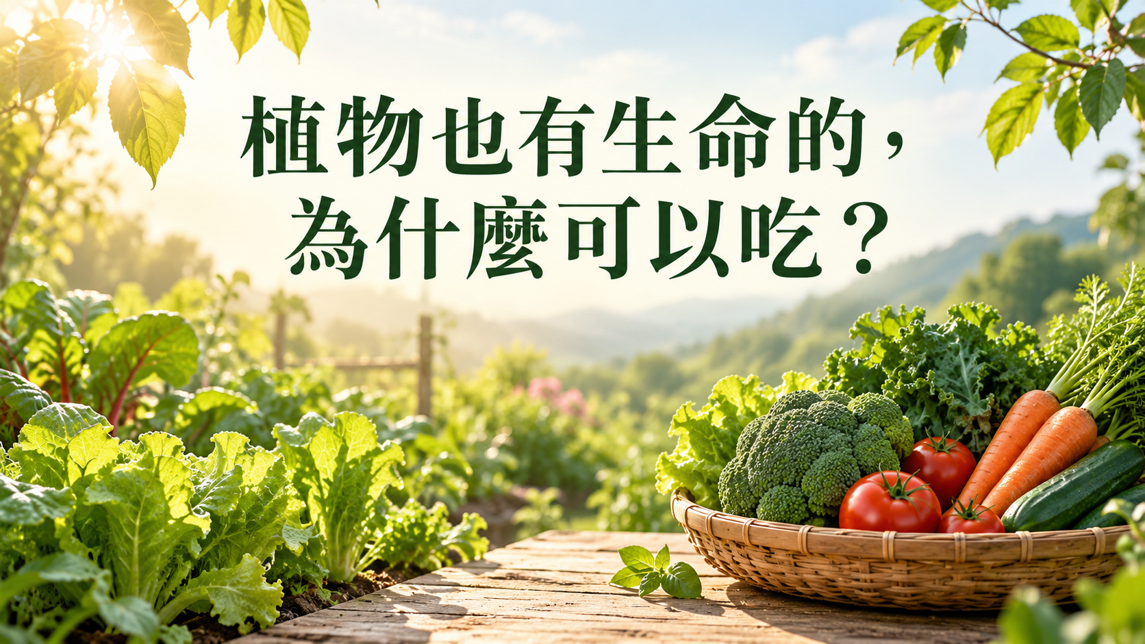 植物也有生命的，為什麼可以吃？